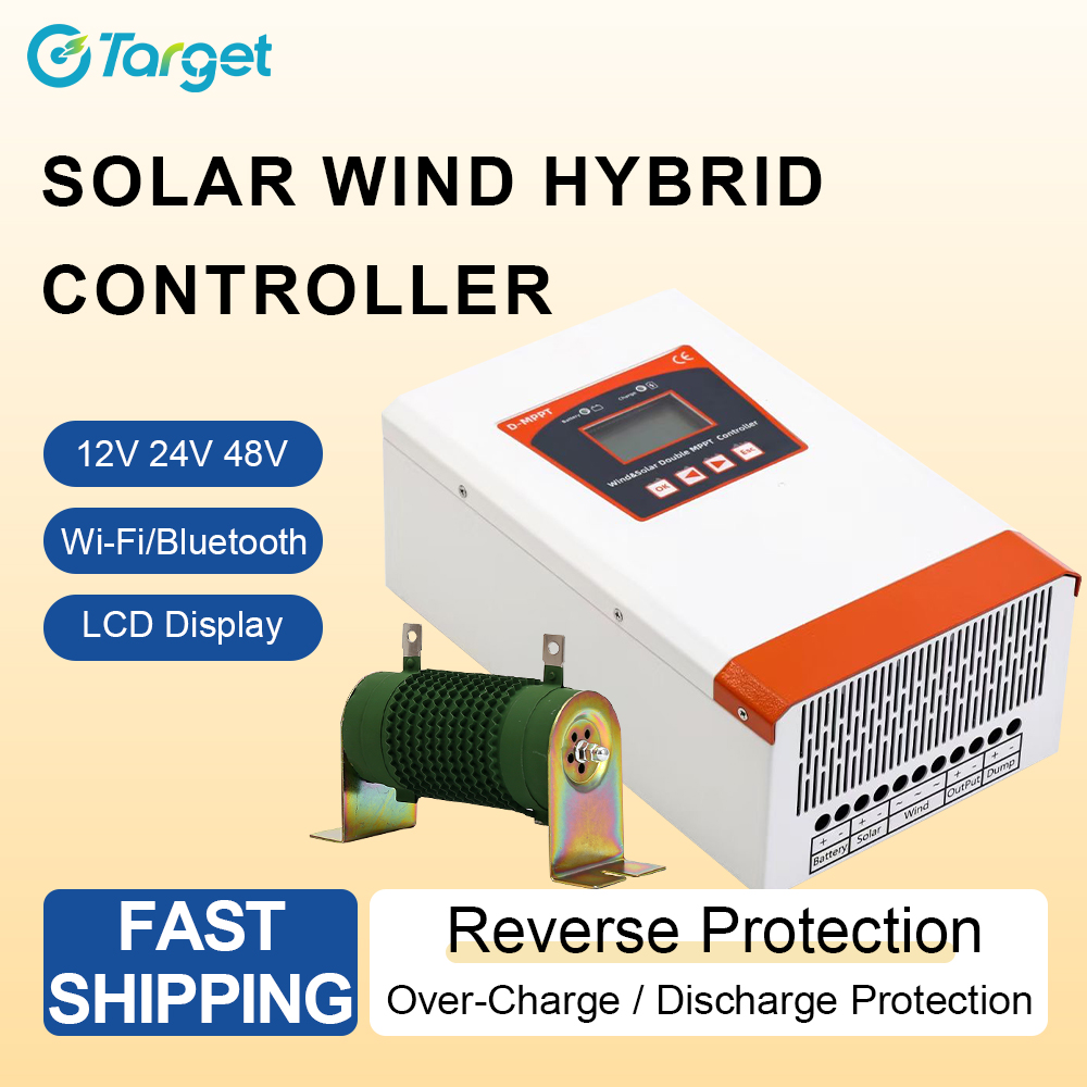 Wind Solar Hybrid Kit - 12V 24V 48V 5KW 8KW 10KW