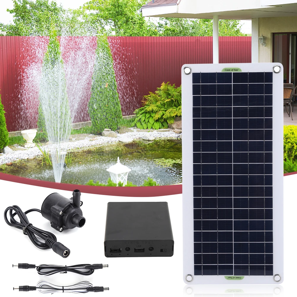 Solar Pool Pump Kit - 18V 30W Solar Water Pump Garden