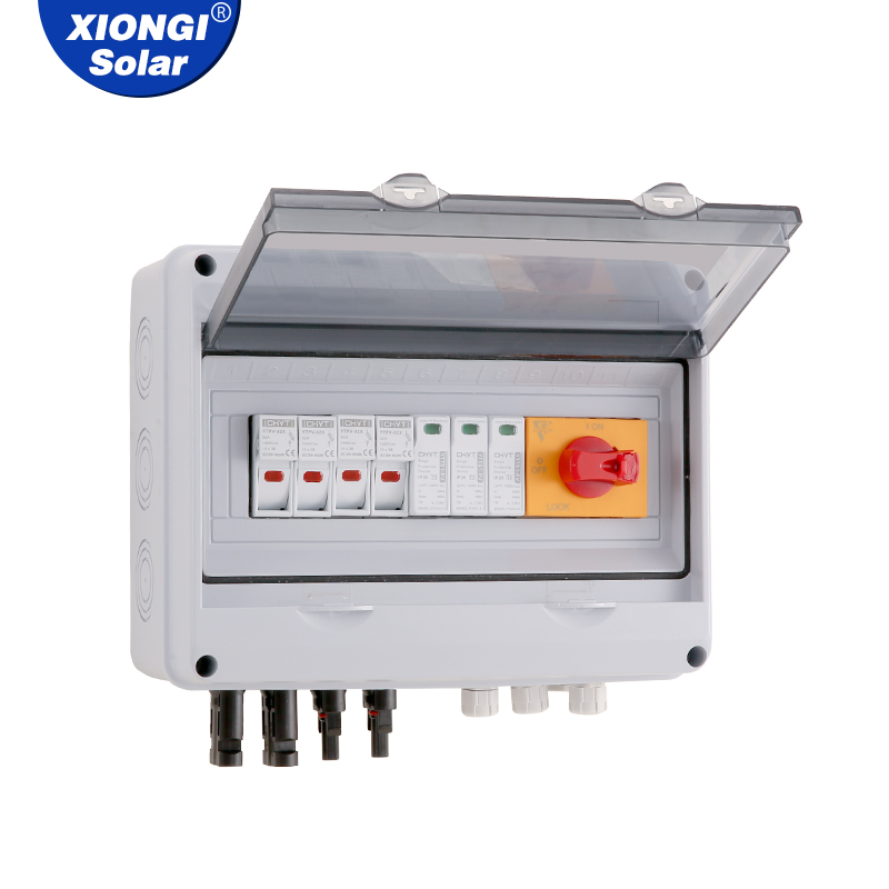 Solar Combiner Box - 2-1-1000V Photovoltaic Combiner Box with15A Fuse