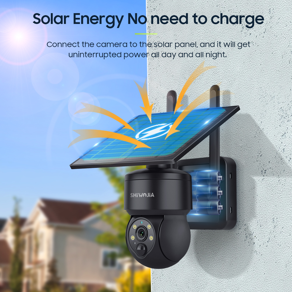 SHIWOJIA WIFI Wireless PTZ Sol - Solar Panel Tilt Mount review and price