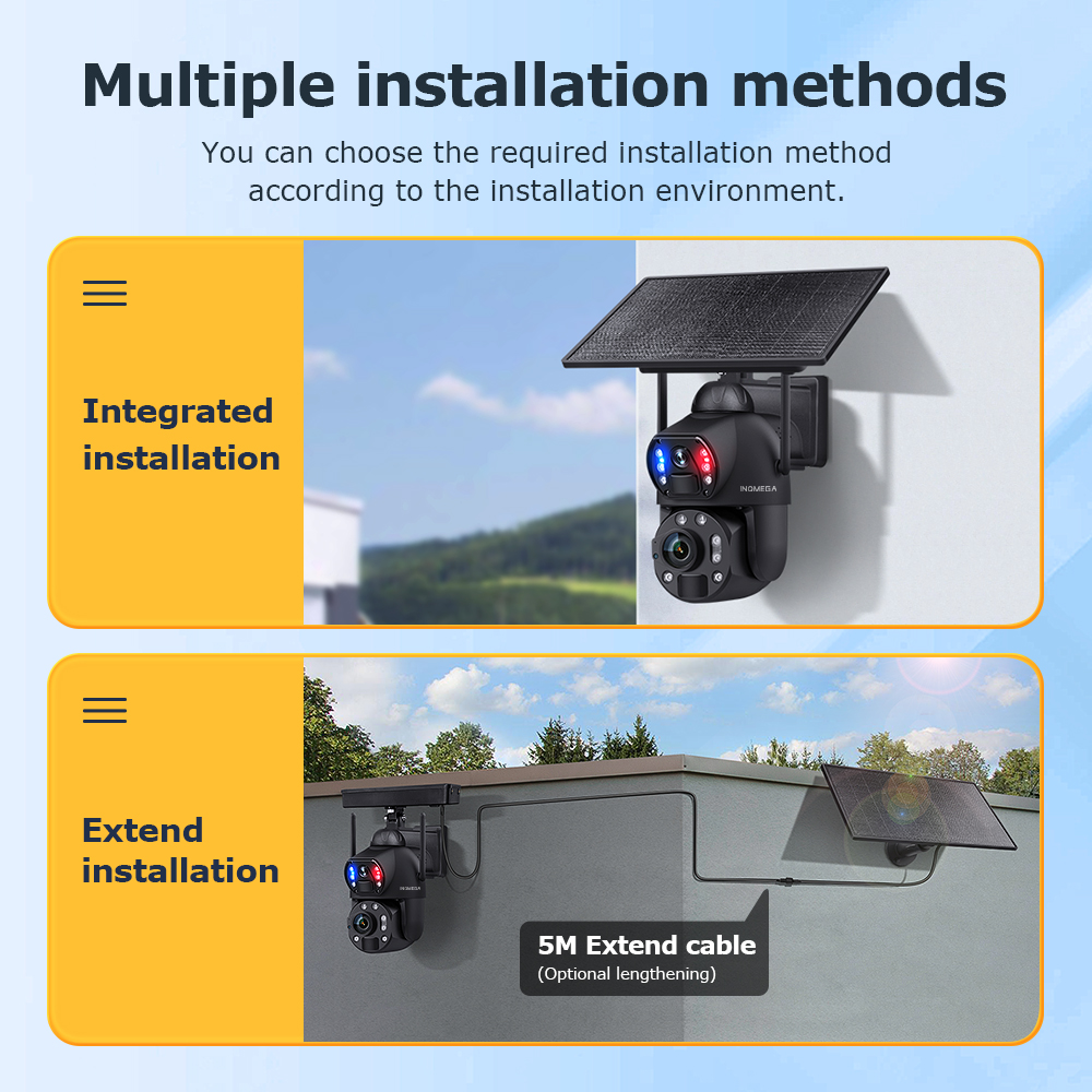 12MP 36X Dual Lens Solar Secur - Solar Panel Tilt Mount review and price