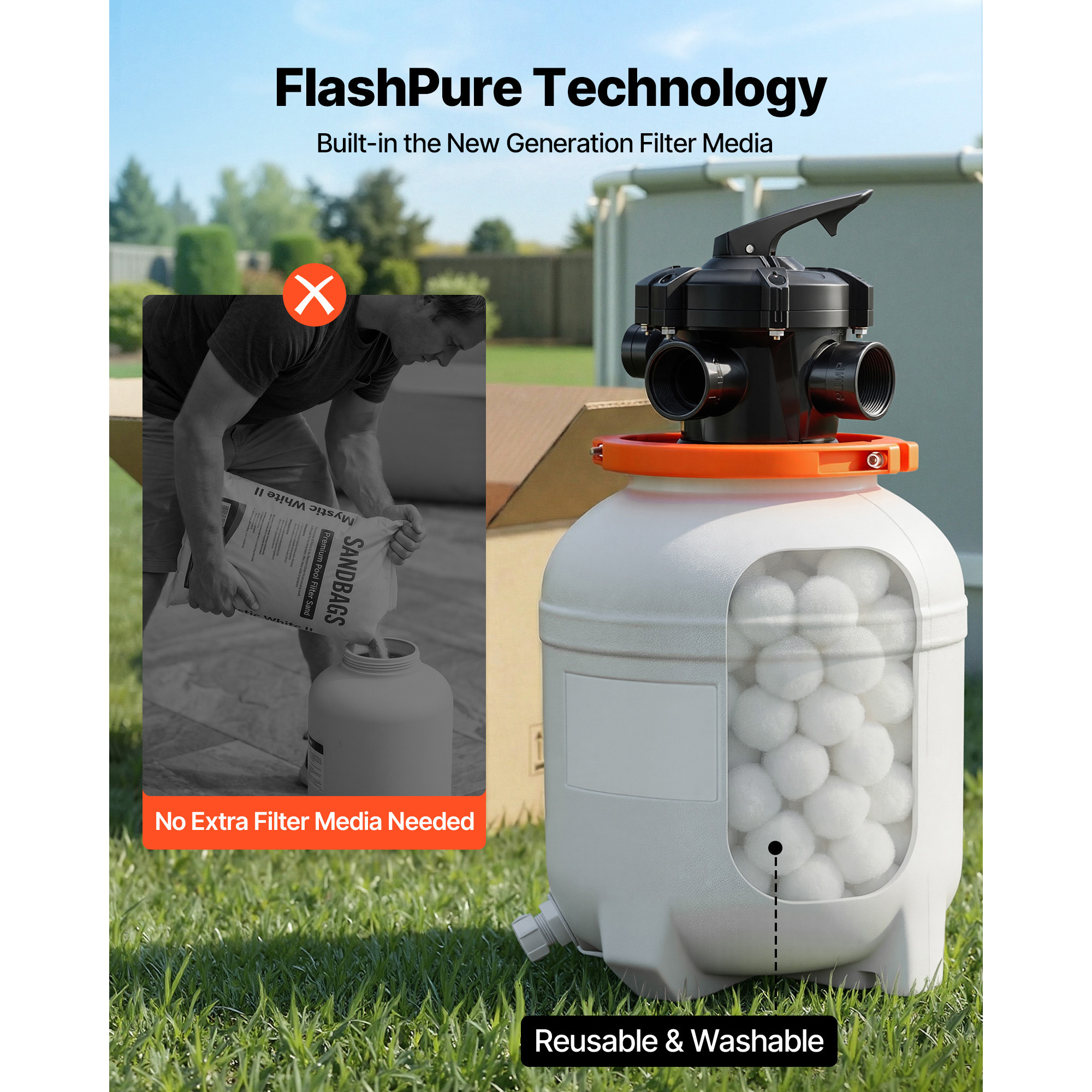 SucceBuy 12/14/16in FlashPure  - Solar Pool Pump Kit review and price