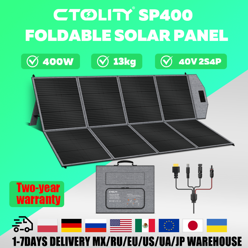CTOLITY 400W Portable Solar Pa - Rv Solar Kit 400W review and price