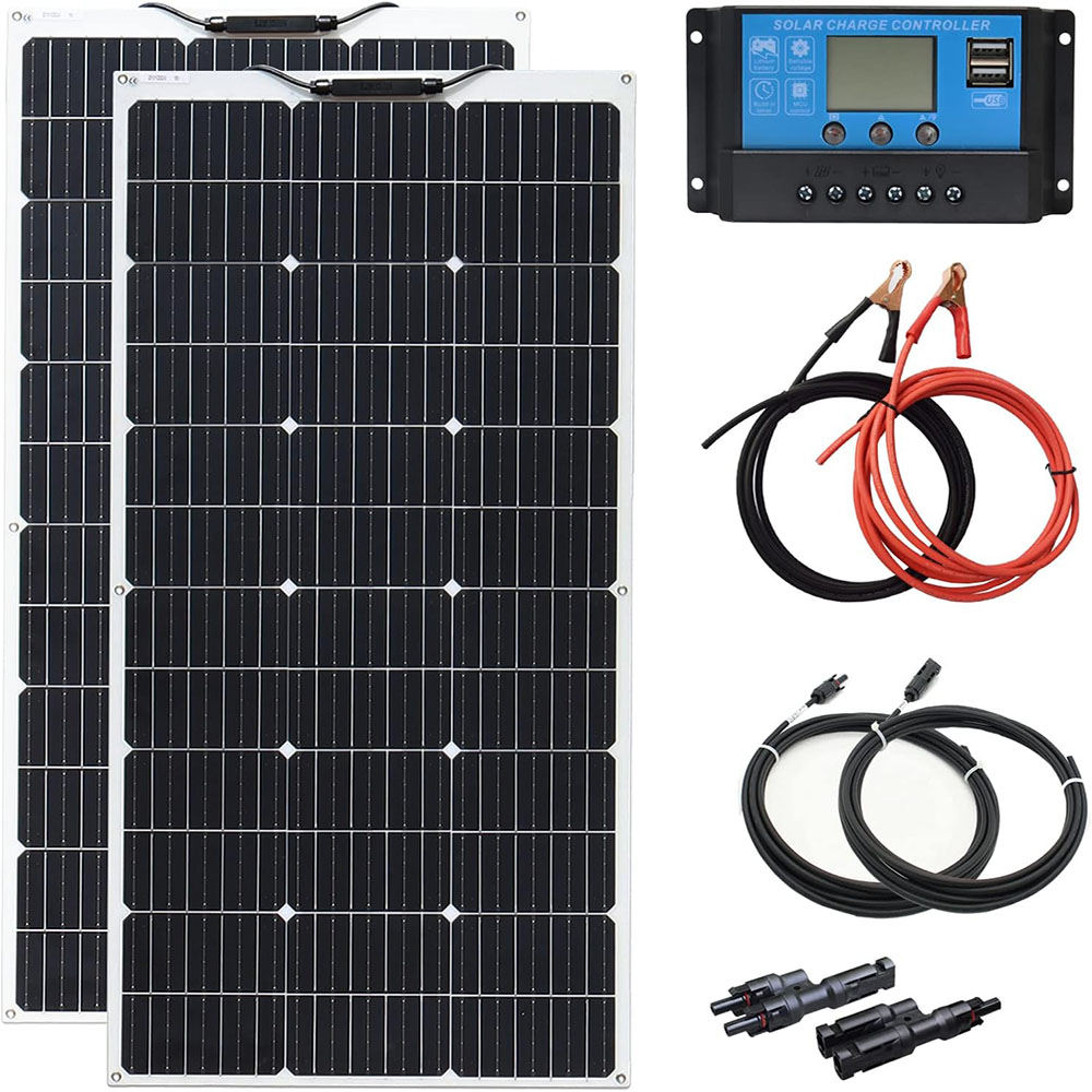 200w Solar Panels 100W Solar P - Rv Solar Kit 400W review and price