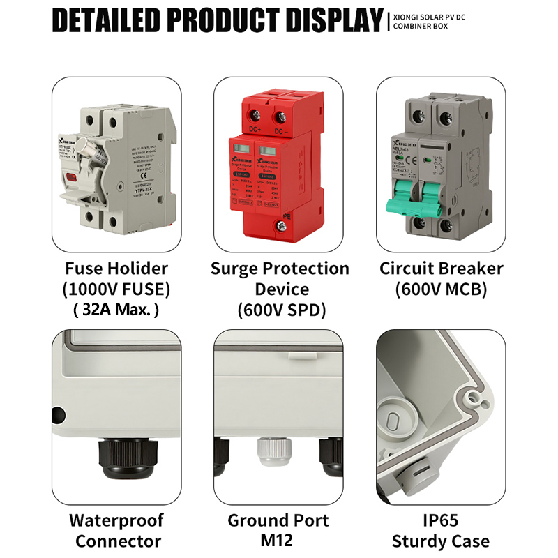 1 PCS Solar photovoltaic PV DC - Solar Combiner Box review and price