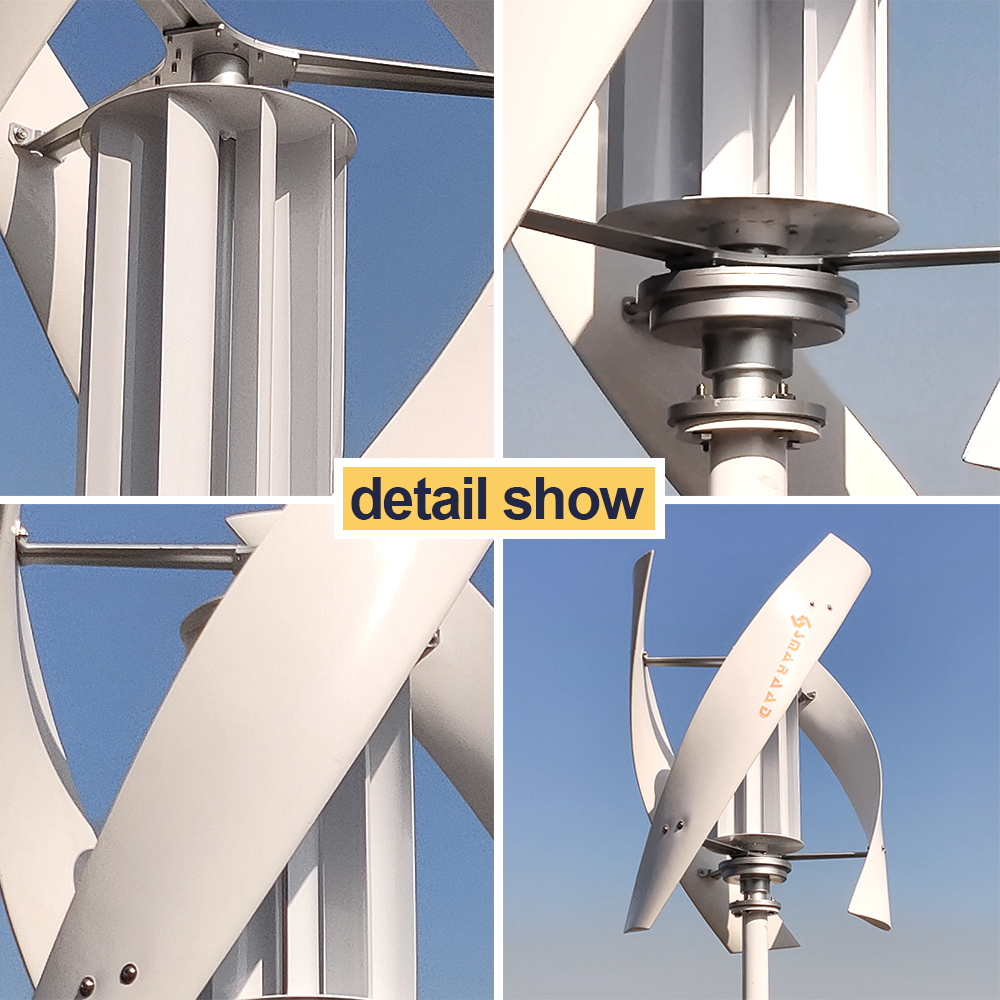 2000W 2KW Vertical Axis Wind T - Wind Solar Hybrid Kit review and price
