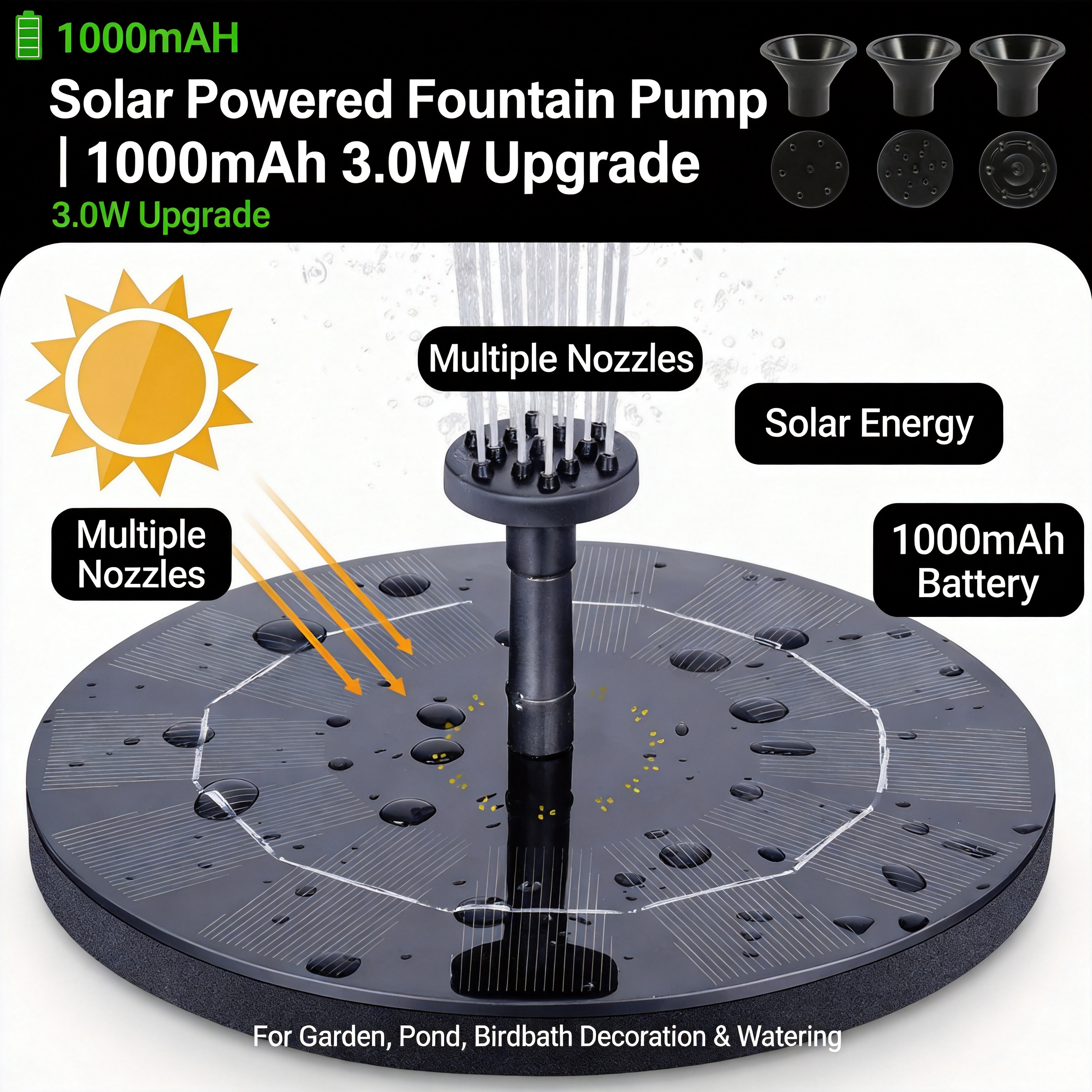 Solar Fountain Pump – Floating - Solar Pool Pump Kit review and price