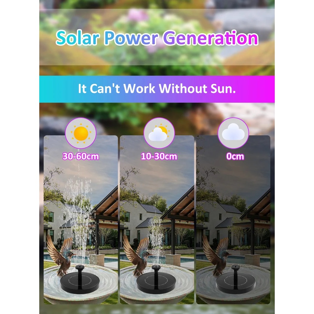 Solar Fountain Pump – Floating - Solar Pool Pump Kit review and price