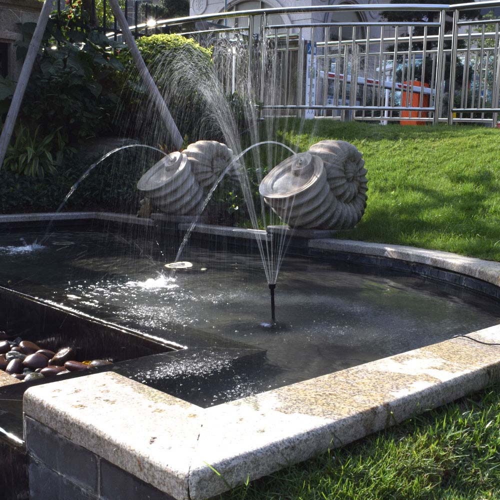 High-power Solar Landscape Fou - Solar Pool Pump Kit review and price