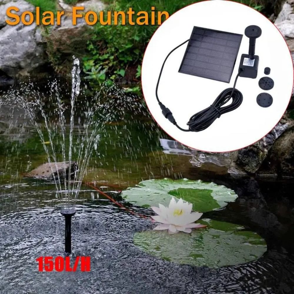 1.4W Mini Solar Fountain Pump  - Solar Pool Pump Kit review and price