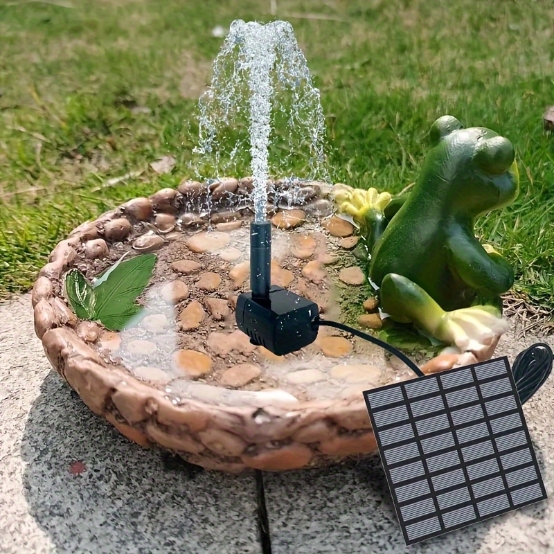 Solar Fountain with 6 Nozzles  - Solar Pool Pump Kit review and price
