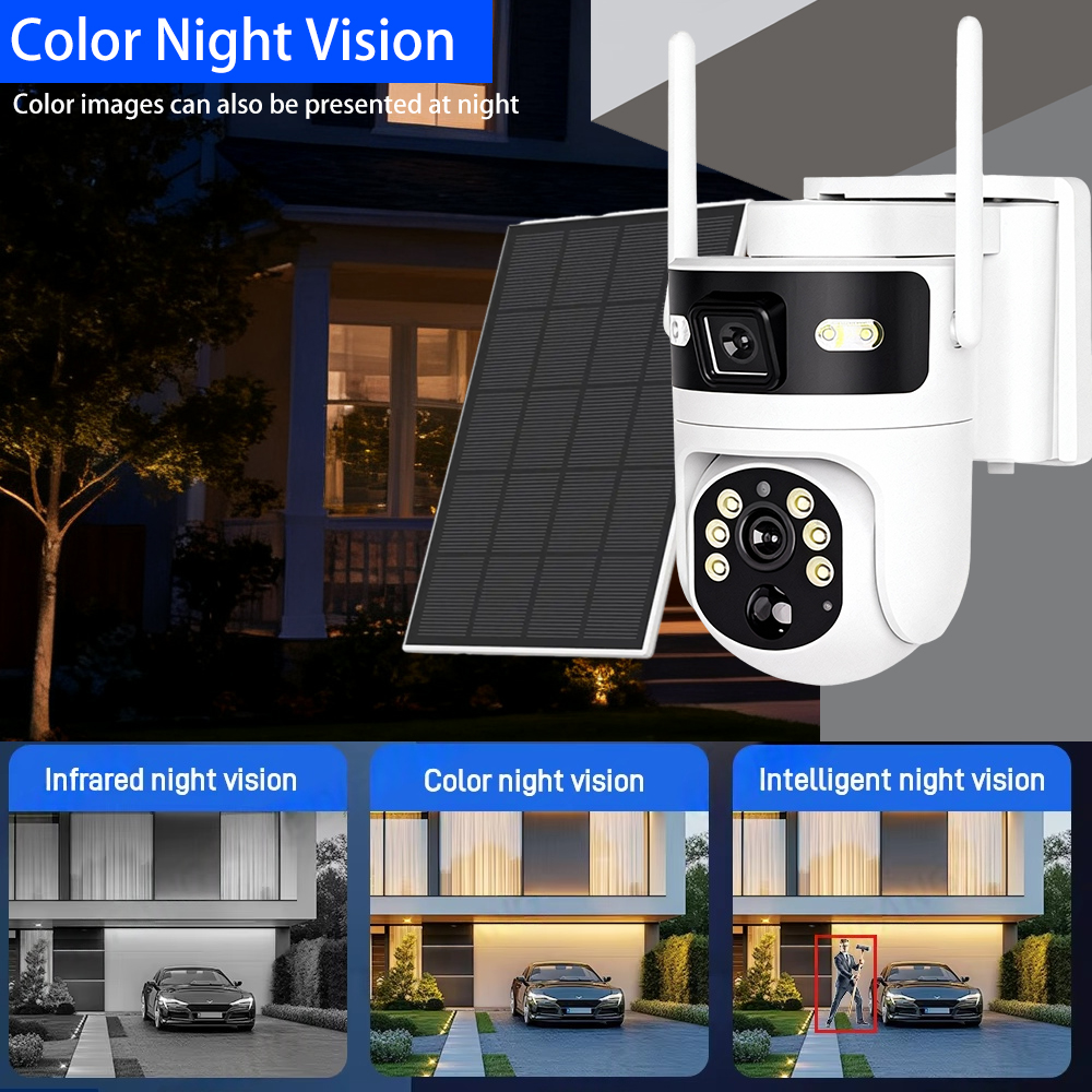 8MP 4K 4G SIM Card PTZ IP Came - Solar Panel Tilt Mount review and price