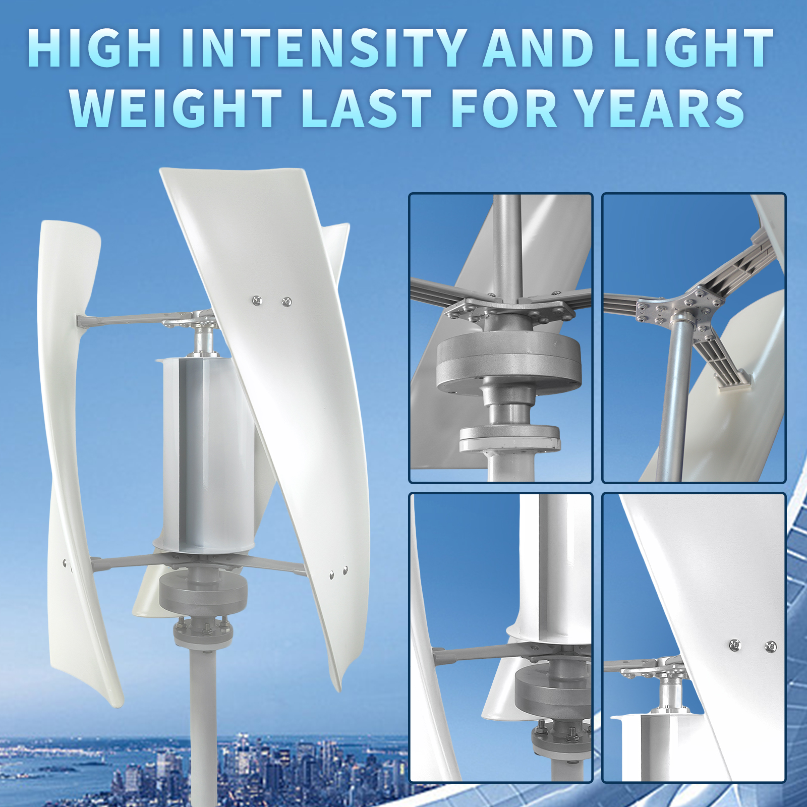 3000W High Efficiency Wind Tur - Wind Solar Hybrid Kit review and price