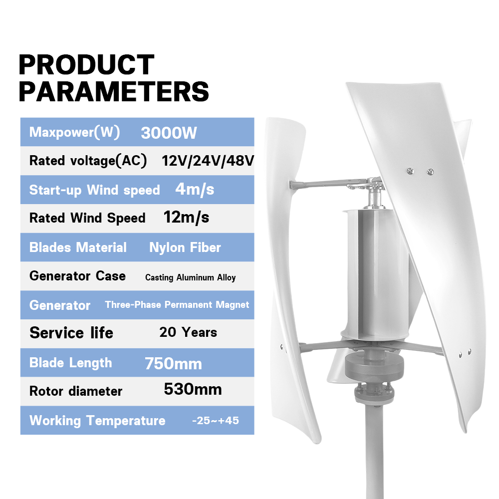 3000W High Efficiency Wind Tur - Wind Solar Hybrid Kit review and price