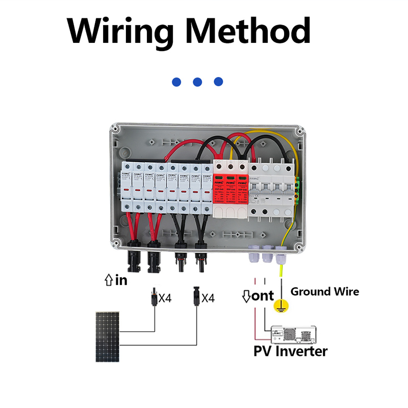 HT 4 in 1 out DC1000V Solar ph - Solar Combiner Box review and price