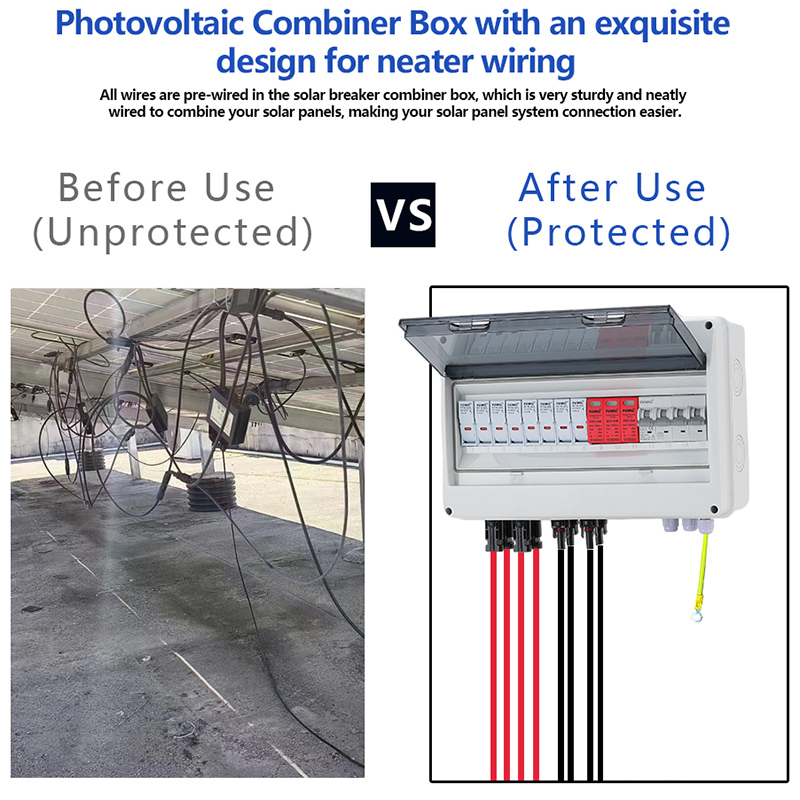 HT 4 in 1 out DC1000V Solar ph - Solar Combiner Box review and price
