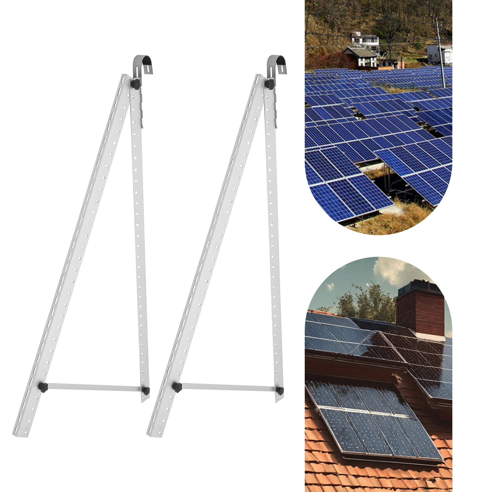 2 Pack Adjustable Solar Panel  - Solar Panel Tilt Mount review and price