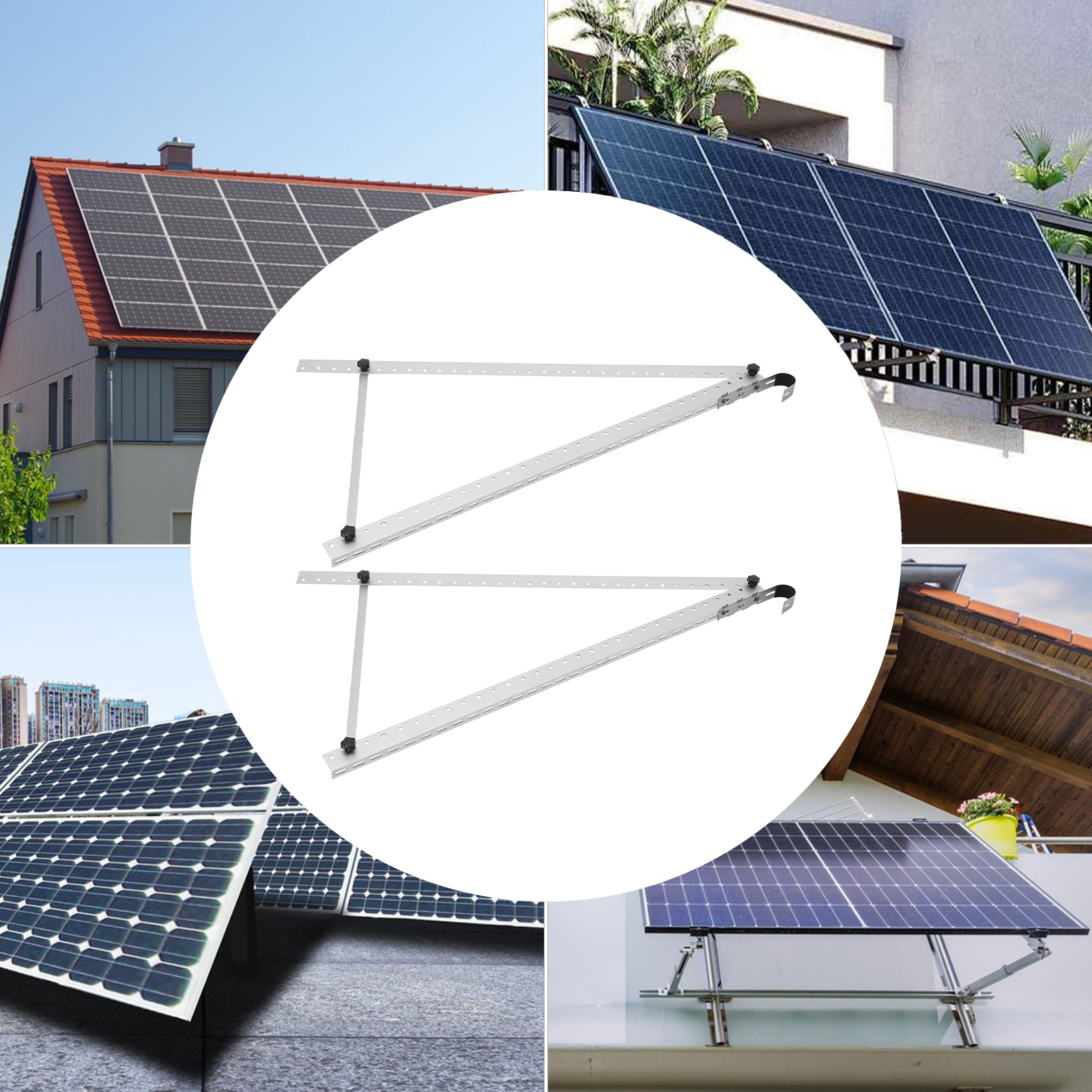 2 Pack Adjustable Solar Panel  - Solar Panel Tilt Mount review and price