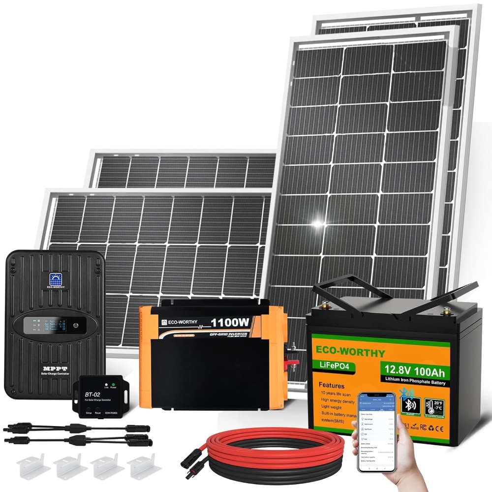 1.6KWH Complete Solar Panel Ki - Rv Solar Kit 400W review and price
