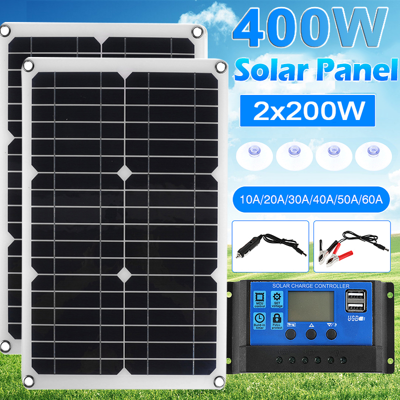 200W 400W 18V Solar Panel Kit  - Rv Solar Kit 400W review and price