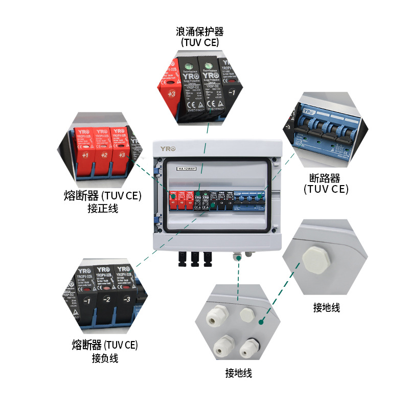 Photovoltaic DC Combiner 3 In  - Solar Combiner Box review and price