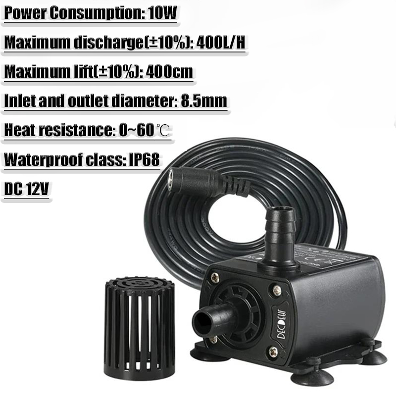 Ultra-quiet DV12V Solar Brushl - Solar Pool Pump Kit review and price