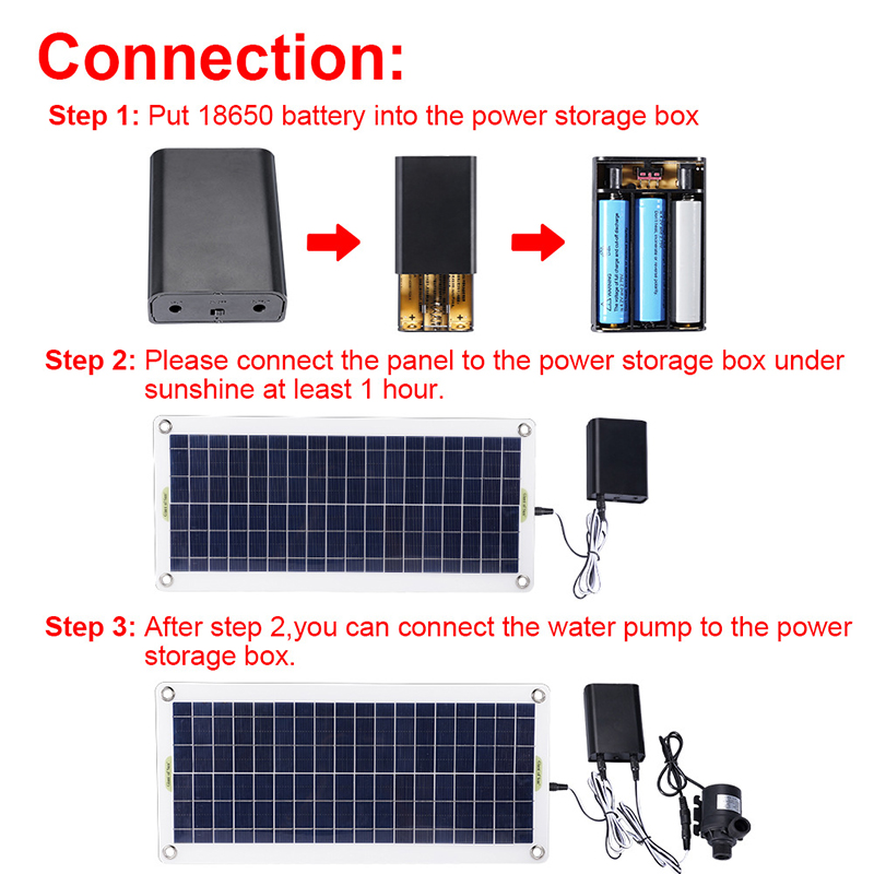 50W 12V Low Noise Brushless Pu - Solar Pool Pump Kit review and price