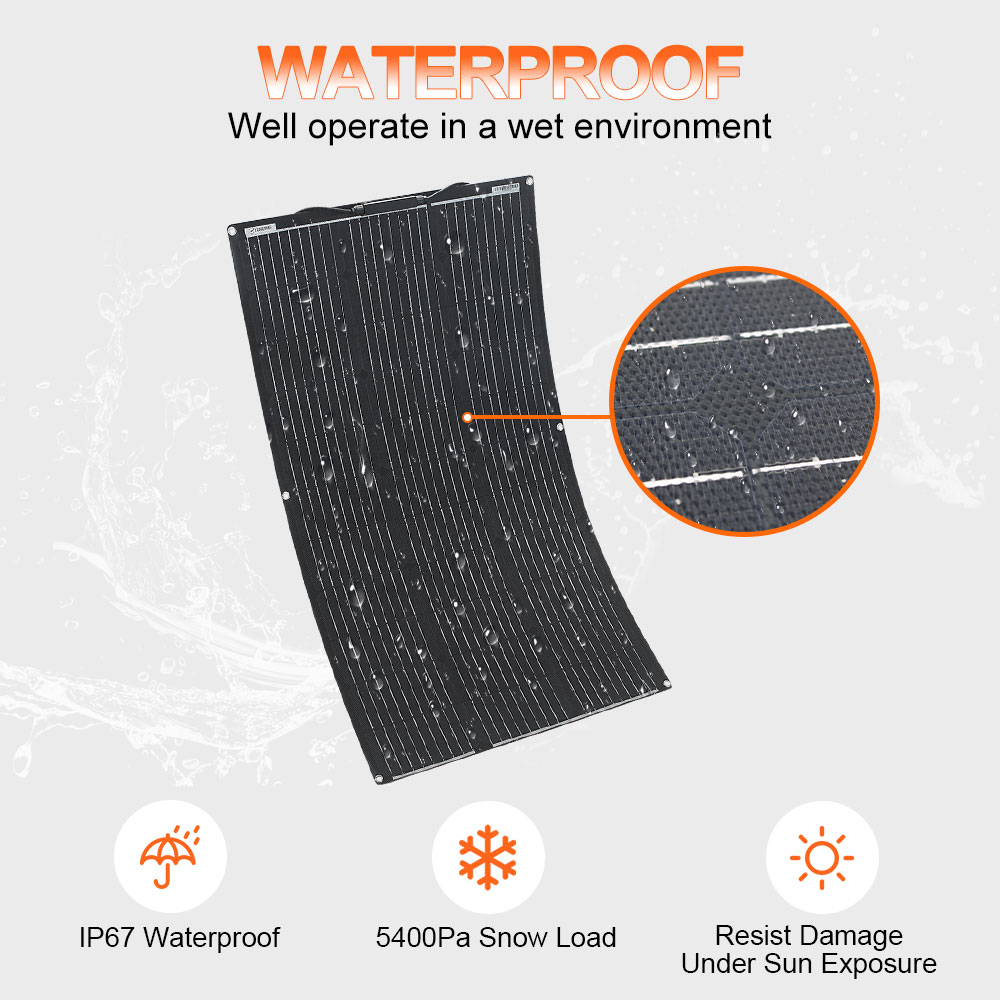 12v solar panel etfe waterproo - Rv Solar Kit 400W review and price