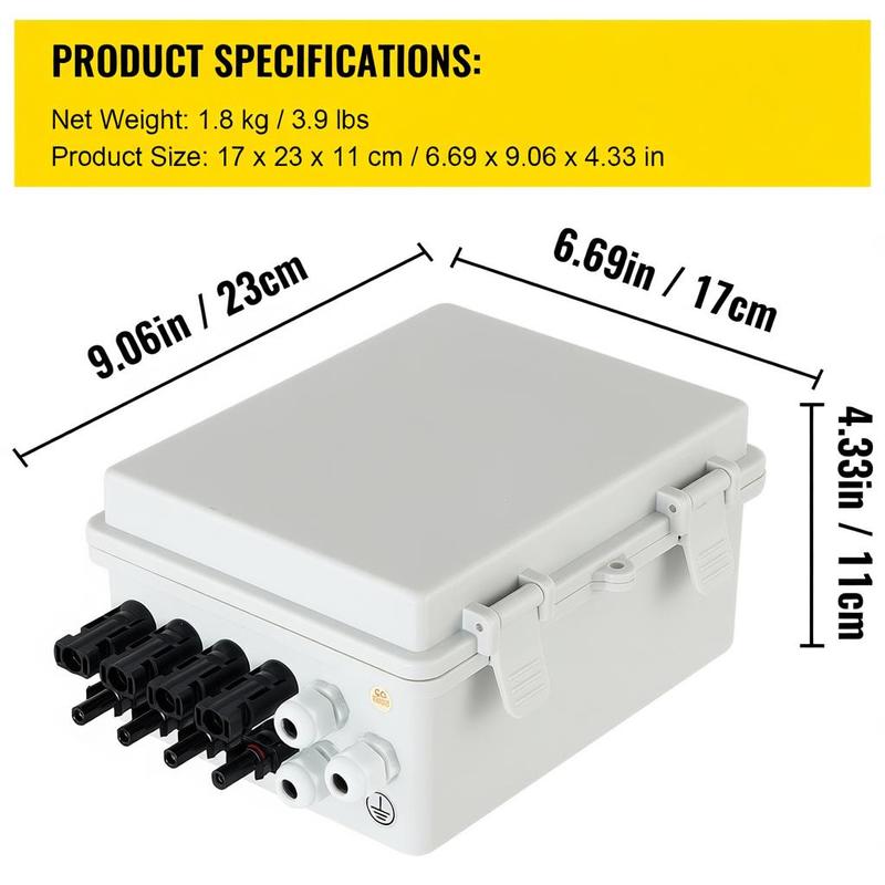4-wire PV combination box, 15  - Solar Combiner Box review and price