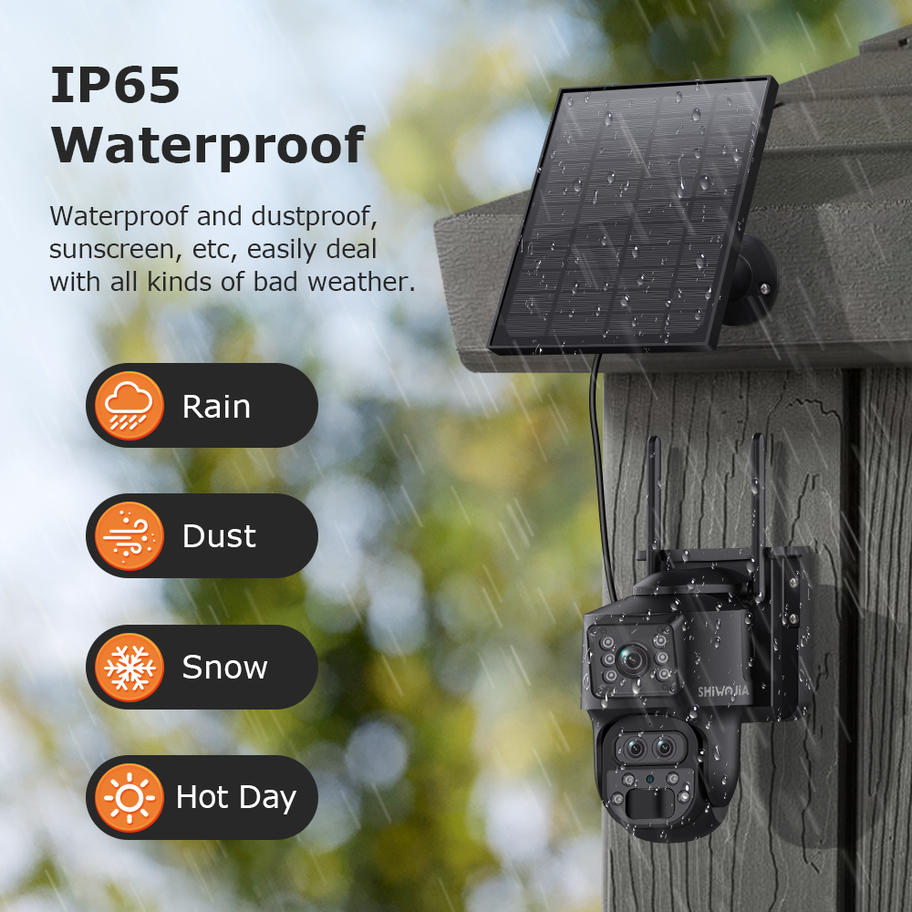 SHIWOJIA 15X ZOOM Solar Camera - Solar Panel Tilt Mount review and price