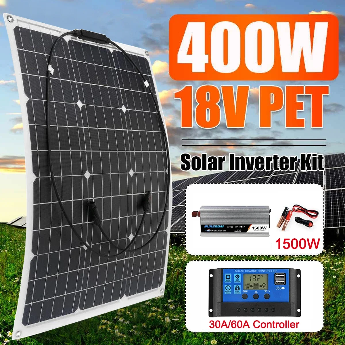220V Solar Power System 400W S - Rv Solar Kit 400W review and price