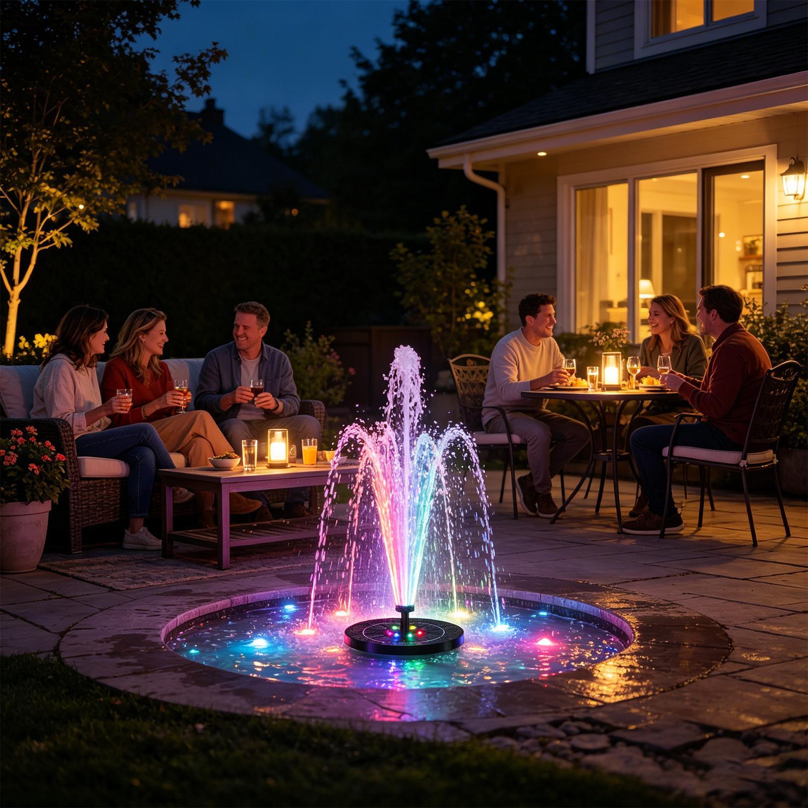 Floating Solar Bird Bath Fount - Solar Pool Pump Kit review and price