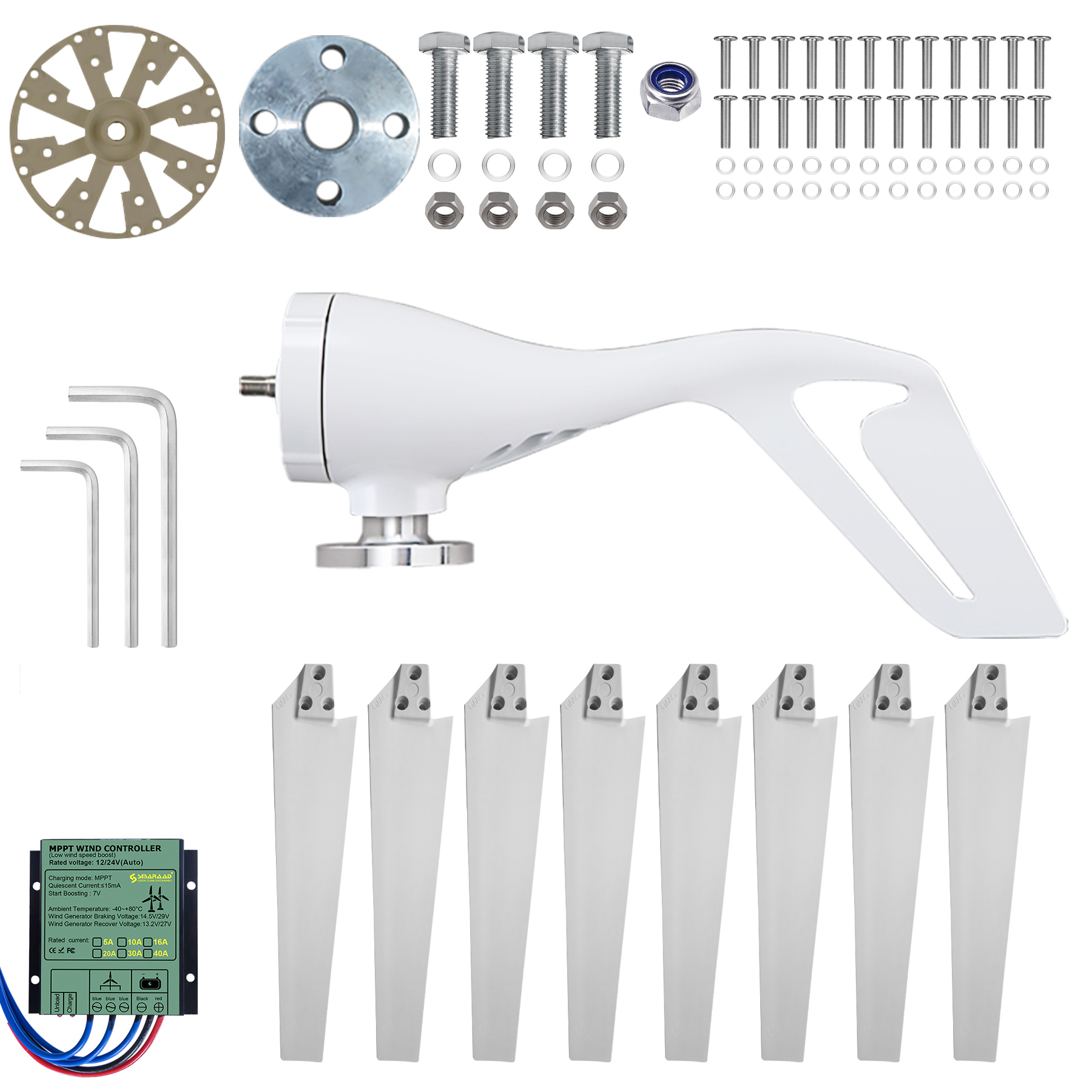 EU United States Delivery 3000 - Wind Solar Hybrid Kit review and price