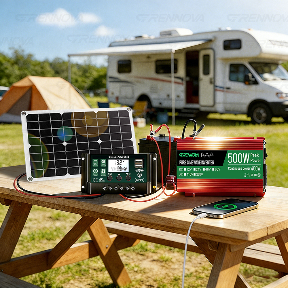 Complete Pure Sine Wave Solar  - Rv Solar Kit 400W review and price