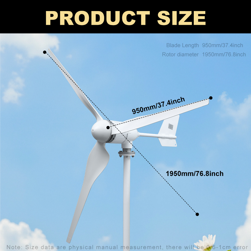 5000W 5KW Horizontal Axis Wind - Wind Solar Hybrid Kit review and price