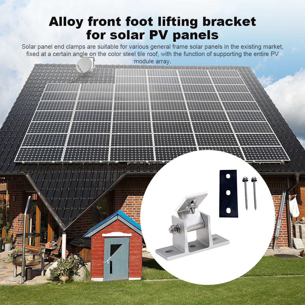 2 Pcs Aluminum Solar Panel Bra - Solar Panel Tilt Mount review and price